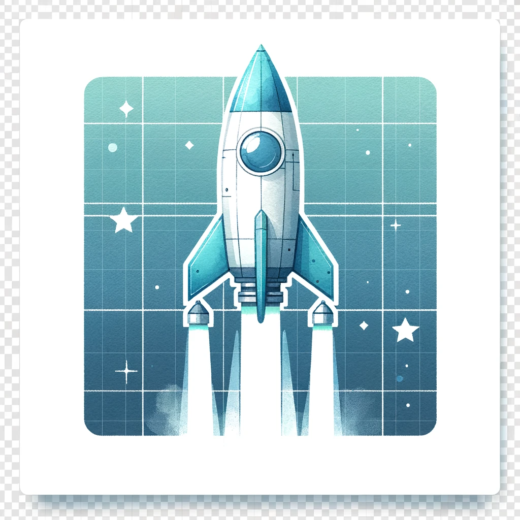 rocket starting icon